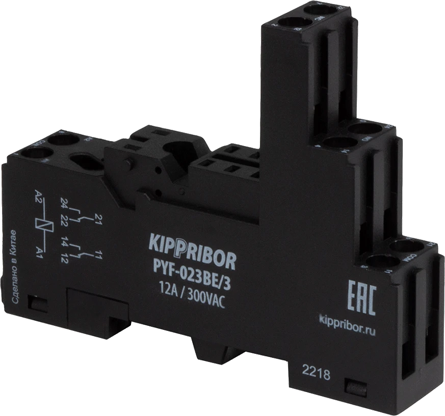 ОВЕН Монтажные колодки KIPPRIBOR PYF-023BE — Промежуточные реле