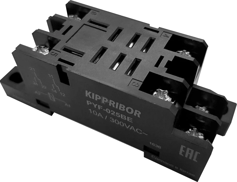 ОВЕН Монтажные колодки KIPPRIBOR PYF-025BE и PYF-045BE — Промежуточные реле
