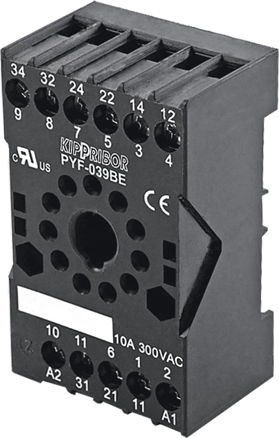 ОВЕН Монтажные колодки KIPPRIBOR PYF-039BE — Промежуточные реле