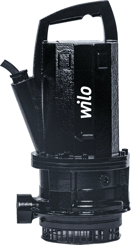 Wilo TMT — Применяется для отвода загрязненной воды с максимальной температурой перекачиваемой жидкости 95 °C.